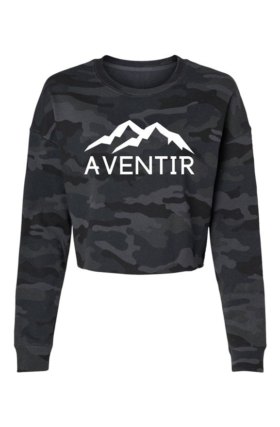 Women's Lightweight Camo Cropped Crew